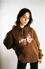 Načíst obrázek do prohlížeče Galerie, &quot;Butterfly&quot; Embroidery Hoodie Brown
