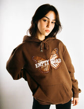 Načíst obrázek do prohlížeče Galerie, &quot;Butterfly&quot; Embroidery Hoodie Brown
